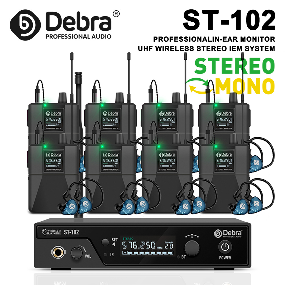 Debra ST-102 UHF IEM 스테레오 무선 인 - In Ear Monitor Iem 리뷰 및 가격